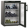 Liebherr Vinothek Freestanding 66 Bottles Single Zone Wine Storage Cabinet Black - Energy Efficiency Class: G