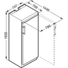 Liebherr GrandCru Freestanding 312 Bottles Single Zone Wine Storage Cabinet - Energy Efficiency Class: F