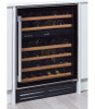 Hoover 46 Bottle Storage Dual Zone Freestanding Wine Cooler - Energy Efficiency Class: G