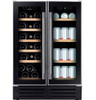 Hoover 38 Bottle Dual Zone Integrated Wine Cooler - Energy Efficiency Class: G