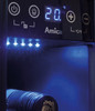 Amica 6 Bottles Single Temperature Zone Stainless Steel Colour Freestanding Slimline Wine Cooler - Energy Efficiency Class: G