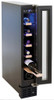 Amica 6 Bottles Single Temperature Zone Stainless Steel Colour Freestanding Slimline Wine Cooler - Energy Efficiency Class: G