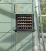 Caple WC6100GM 30 Bottles Single Zone In-Column Gunmetal Finish Wine Cooler  - Energy Efficiency Class: G