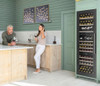 Caple WC1796 89 Bottles Triple Zone In-Column Wine Cooler - Energy Efficiency Class: G