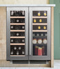 Caple Wi6234 38 Bottle Dual Zone Under Counter Wine Cooler - Energy Efficiency Class: G