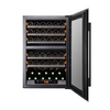 Pevino Majestic 42 Bottle Dual Zone Built In Premium Wine Cooler - Black