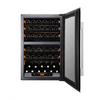 Pevino Majestic 42 Bottle Dual Zone Built In Premium Wine Cooler - Black / Stainless Steel