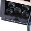 Pevino Majestic 17 Bottle Dual Zone Built In Premium Wine Cooler - Black