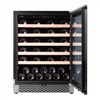 Pevino Majestic 46 Bottle Single Zone Freestanding/Built In Premium Wine Cooler - Stainless Steel