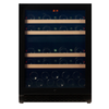 Pevino Majestic 39 Bottle Dual Zone Freestanding/Built In Premium Wine Cooler - Black