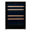 Pevino Majestic 39 Bottle Dual Zone Freestanding/Built In Premium Wine Cooler - Black