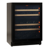 Pevino Majestic 39 Bottle Dual Zone Freestanding/Built In Premium Wine Cooler - Black