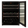 Pevino Majestic 39 Bottle Dual Zone Freestanding/Built In Premium Wine Cooler - Black