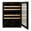 Pevino Majestic 39 Bottle Dual Zone Freestanding/Built In Premium Wine Cooler - Black