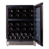 Pevino Majestic 39 Bottle Dual Zone Freestanding/Built In Premium Wine Cooler - Stainless Steel