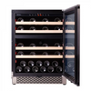 Pevino Majestic 39 Bottle Dual Zone Freestanding/Built In Premium Wine Cooler - Stainless Steel