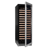 Pevino Majestic 159 Bottle Single Zone Freestanding/Built In Premium Wine Cooler - Stainless Steel