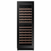 Pevino Majestic 96 Bottle Dual Zone Freestanding/Built In Premium Wine Cooler - Black