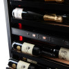 Pevino Imperial 54 Bottle Dual Zone Freestanding/Built In Premium Wine Cooler - Black