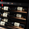 Pevino Imperial 54 Bottle Dual Zone Freestanding/Built In Premium Wine Cooler - Black