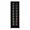 Pevino Imperial 54 Botle Single Zone Freestanding/Built In Premium Wine Cooler - Black Steel