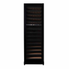 Pevino Imperial 96 Botle Dual Zone Freestanding/Built In Premium Wine Cooler - Black Steel