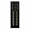 Pevino Imperial 96 Botle Dual Zone Freestanding/Built In Premium Wine Cooler - Black Steel