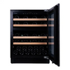 Pevino Majestic 46 Bottle Double Zone Kitchen Cupboard Built In Premium Wine Cooler - Black