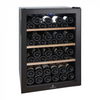 Cavecool Chill Topaz 62 Bottle Single Zone Freestanding Wine Cooler - Black