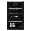 Cavecool Chill Ruby 34 Bottle Dual Zone Freestanding Wine Cooler - Black