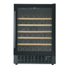 Cavecool Affection Jargon 54 Bottle Single Zone Freestanding/Built In Wine Cooler - Black