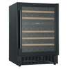 Cavecool Affection Jargon 46 Bottle Dual Zone Freestanding/Built In Wine Cooler - Black