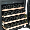 Cavecool Morion Dravite 36 Bottle Single Zone Built In Wine Cooler - Black