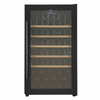 Cavecool Raw Citrine 56 Bottle Single Zone Freestanding Wine Cooler - Black