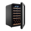 Cavecool Retro Apatite 49 Bottle Single Zone Freestanding Wine Cooler - Black