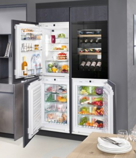 Liebherr 33 Bottle Dual Temperature Zone Builtin Handleless Black Colour Wine Cooler Energy