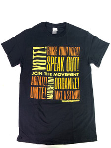 Gildan black unisex tee