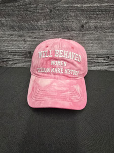 Tye Dye Well Behaved women cap