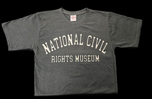 Adult emossed tee NCRM grey