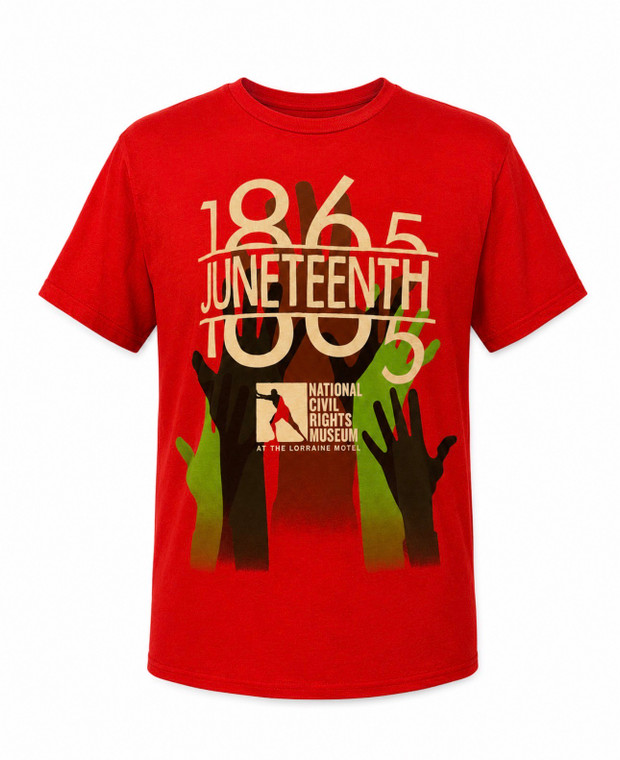 1865 Red Juneteenth tee