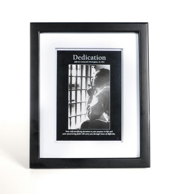 DEDICATION  Jefferson County Jail, Birmingham, Alabama-1963 8x10 Black Matted (frame not included)
