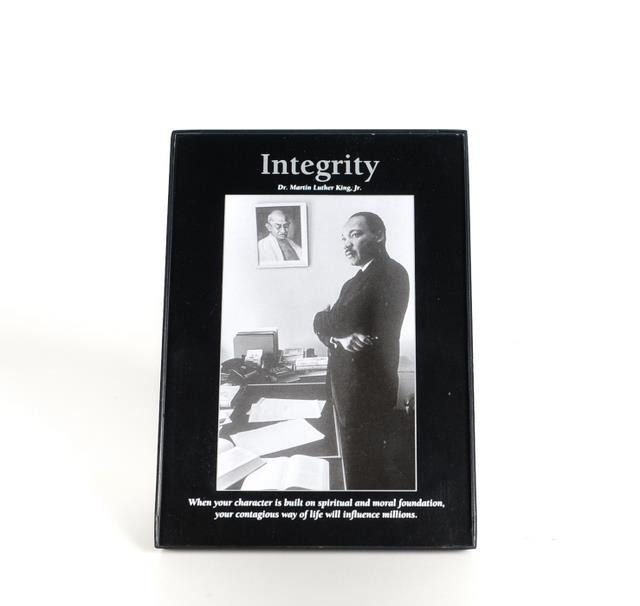 INTEGRITY 5" x 7" Black Framed Print                                                   