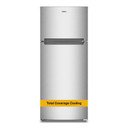 Whirlpool® 28-inch Wide Top Freezer Refrigerator with Total Coverage Cooling- 18.0 Cu. Ft. WRTX5118TZ