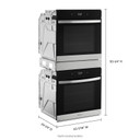 Whirlpool® 5.8 Cu. Ft. 24 Inch Double Wall Oven with Convection WOD52ES4MZ Whirlpool® 5.8 Cu. Ft. 24 Inch Double Wall Oven with Convection WOD52ES4MZ