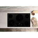 Whirlpool® 36-inch Electric Ceramic Glass Cooktop with Triple Radiant Element WCE97US6KB