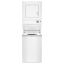 Whirlpool® 1.8 cu.ft I.E.C. Electric Stacked Laundry Center 6 Wash cycles and AutoDry™ YWET4024HW