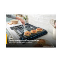 Whirlpool® 36-inch Gas Cooktop with 2-in-1 Hinged Grate to Griddle WCGK7536PS