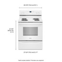 4.8 cu. ft. Whirlpool® electric range with Keep Warm setting YWFC315S0JS