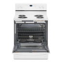 4.8 cu. ft. Whirlpool® electric range with Keep Warm setting YWFC150M0JW