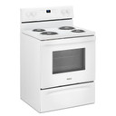 4.8 cu. ft. Whirlpool® electric range with Keep Warm setting YWFC150M0JW